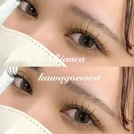 【💕垢抜けセット💕】マツエク100本or120本+眉Wax脱毛【川越/マツエク/束感/眉スタイリング】