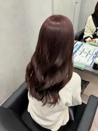 🍬顔学似合わせ小顔カット+髪質改善カラー💎ダメージケアカラー