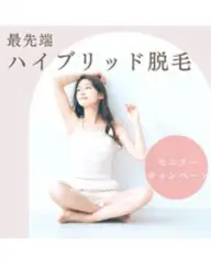 《ハイブリッド脱毛》全身(うなじ除く)+VIO set ※女性限定