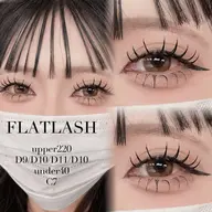 FLAT LASH🌿上100本＋下30本🫧🫧