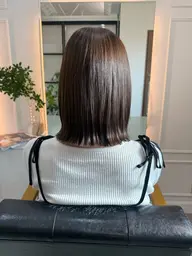 ワンレングスカット