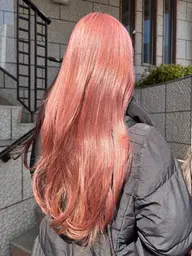 透明感ダブルカラー🫧【ブリーチもしくはダブルカラー】＋グローバルミルボン5stepトリートメント✨️