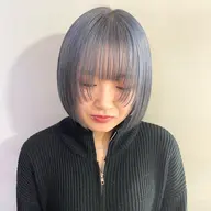 【1、2月限定‼️】ボブハイトーンのみ‼️ブリーチ+カラー/ブリーチ無料/リタッチブリーチ