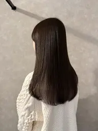 天使の艶カラー🤎✨＋カット＋ジェルパックトリートメント付き