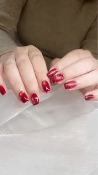 【自爪】マグネット/チーク/グラデーション/フレンチ