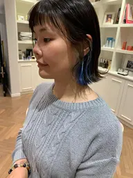 💜ポイントお洒落をしたい方必見💜ブリーチでイヤリングカラー+トリートメント