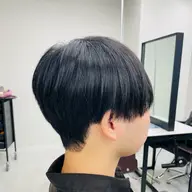 【サラサラヘアに】メンズカット+縮毛矯正