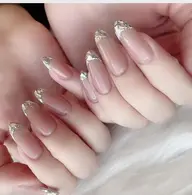 【新規ソフトジェルオフ無料】 SNSで人気No.1ガラスフレンチ♪ベースカラー除く