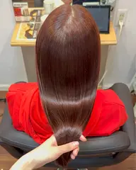 似合わせカット + 艶カラー
