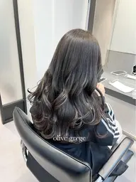 🌸U24限定🌸透明感カラー＋保湿トリートメント＋超音波ケアアイロン【オリーブグレージュ/グレージュ/チョコブラウン】