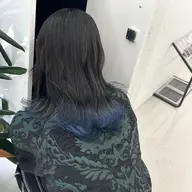 🩶最近流行裾カラー🤍裾カラー＋全体カラー🩶¥11000