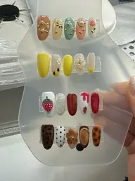 自爪ネイルオフのみのみモデル様募集中、ワンカラー簡単アート4本２０００円