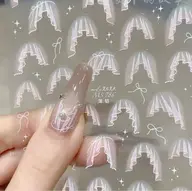 🎀🉐チッブ長さ出し+パーツ２個🎀🉐ワンホンネイル