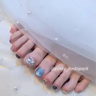 【フリーデザイン】フットネイル持ち込みデザイン