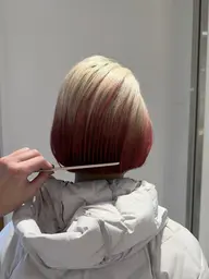 【4月ご新規3名様限定】ハイブリーチ+ケアカラー+2stepトリートメント[ブロンド/ベージュ/ミルクティー]