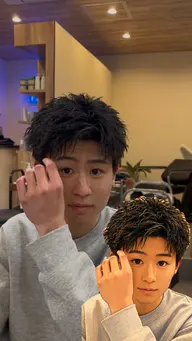 【メンズカット】-スパイキーショート-