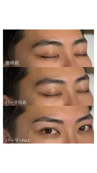 HBL🩵ハリウッドブロウリフト（毛並矯正+眉毛WAX）