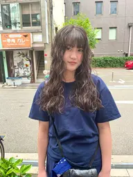 【フルコースメニュー】カット+パーマ+カラー