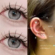 120本マツエク＆耳ツボジュエリー💎12粒（両耳or片耳）