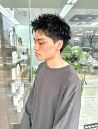 ☆デザインパーマ(シャドウパーマ、フェザーパーマ、スペインカールetc.)+メンズカット✂︎