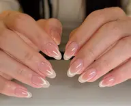 🩵チップ長さだし🩵チーク+マグネットフレンチ