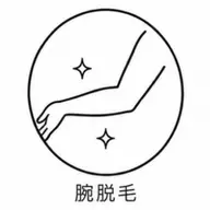 ■ メンズ｜腕脱毛（肩​〜​指先）