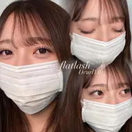 マツエク120本〈フラットラッシュ〉