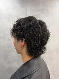 メンズカット+パーマ