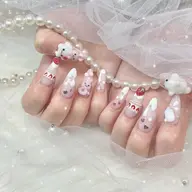 【オフあり】長さだし10本持ち込みアートフリー❤︎【3D痛ネイルオーダー別途料金にて🉑】