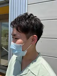 カット＋ポイントパーマ(ミニモ限定マイクロバブル付き)