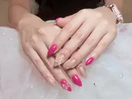 ワンカラー&ラメ💅2色選べる🩷パーツ2個付き💕フィルイン対応ソフトジェルオフ込み