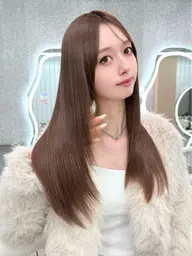 【髪質改善トリートメント】韓国風小顔カット+質感再生カラー+ヘアポテンツァ+質感再生6stepTR/髪質改善ホームケア付