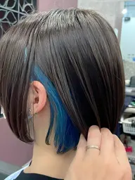 ⭐️《耳チラ♪》インナーブリーチ＋インナー&アディクシーフルカラー￥13000