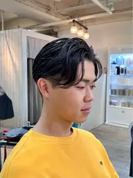 【🌈センターパートスタイル限定🌈】メンズカット＋プチスパ