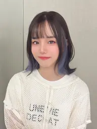 【ミニモ限定‪🫶💕】インナーブリーチ＋透明感カラー＋うる艶トリートメント