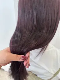 【可愛くイメチェン💖】ピンク系カラー💐➕ハホニコトリートメント✨➕ナノバブル🚿