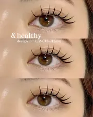 アンドヘルシー‪💗まつげパーマ×LEDマツエク140本 ¥10500→¥9300