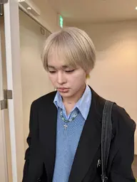 ケアブリーチ＋イルミナカラー＋aujua1step