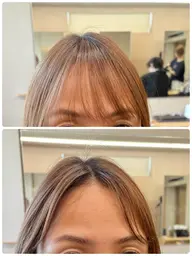 【モニター募集】🌸『前髪クロスパーマ』&《前髪カット》✂️前髪の別れ癖、つむじ割れでお悩みの方へ🌱