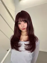 【韓国ヘア🇰🇷♬.*ﾟ】似合わせレイヤーカット ➕ 前髪カット➕シャンプーブロー付