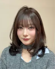 💕《大人気おすすめメニュー》💕似合わせ前髪カット➕アルカリ除去カラー➕mbシャンプー➕オリジナルトリートメント🧴