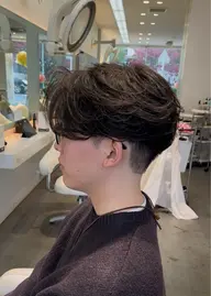 【男性限定】メンズ人気No.1★カット&パーマ&トリートメント