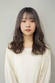 【低ダメージで憧れの透明感】韓国風全体ケアダブルカラー（ブリーチ込み）