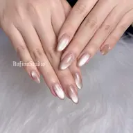 💕💕スカルプ長さだし+フレンチ/マグネット/ミラー/オローラワンカラー【初回ジェルオフ無料ケア込み】