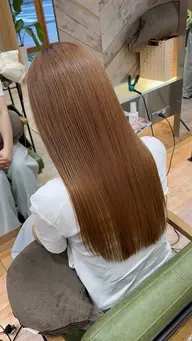 カット+艶髪カラー