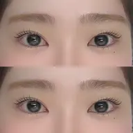 まつ毛パーマモデル🩰(30分と記載がございますが、60分の施術となります。)