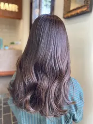 💜❤【透明感セット】透明感カラー+自然界由来成分AVEDAトリートメント(✂️無)