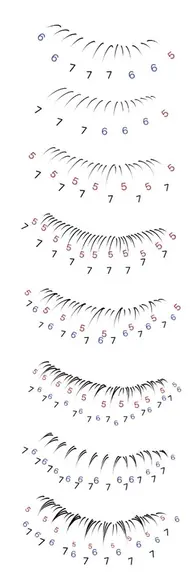 🎊下まつげ付け放題　フラット¥3000・ボリューム¥3500🎊❣️LED+¥1000