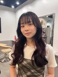 【カラーと同時に髪質改善✨】似合わせカット+ハウタム髪質改善カラー¥14800​〜​