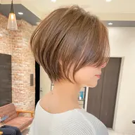 大人かわいいマッシュショート➕2ステップトリートメント